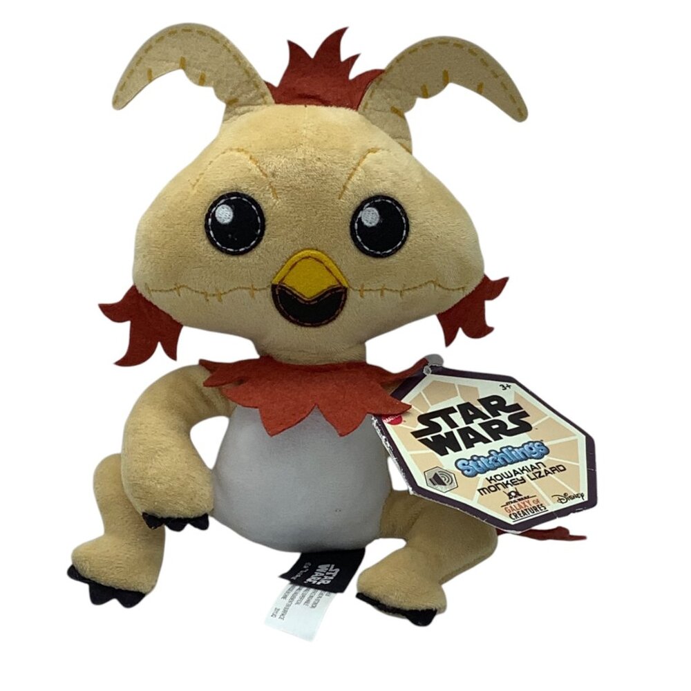 Star Wars Stitchlings Kowakian Monkey Lizard Plush Toy By‎ Mattel 9” NEW WORKS